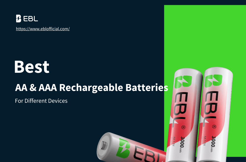 3 Best AA & AAA Rechargeable Batteries in 2025 (For Different Devices)