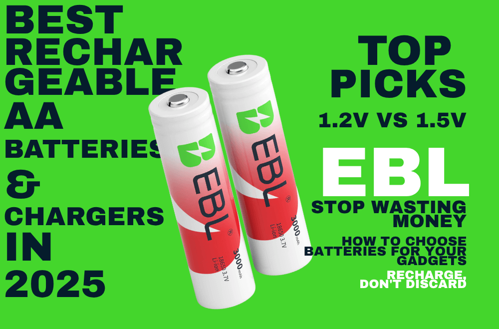 The 3 Best Rechargeable AA Batteries & Chargers in 2025