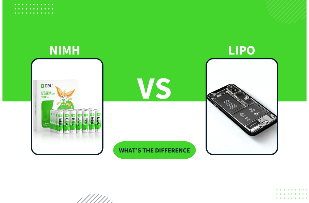 NiMH vs LiPo Batteries: What Is The Difference And How to Choose