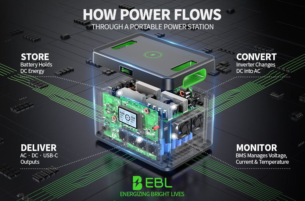 How Does a Portable Power Station Work?