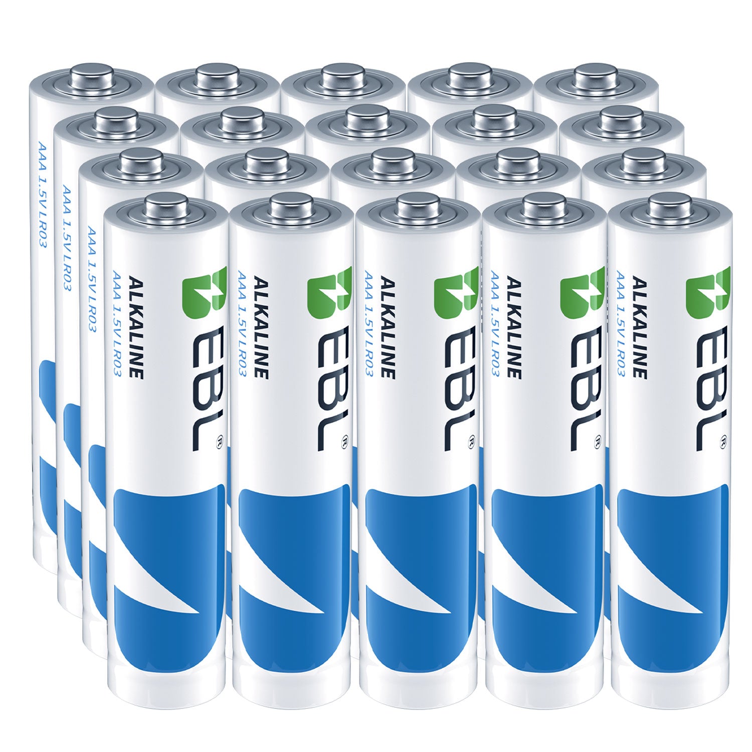 EBL AAA Batteries, 1.5V Alkaline Triple A Batteries
