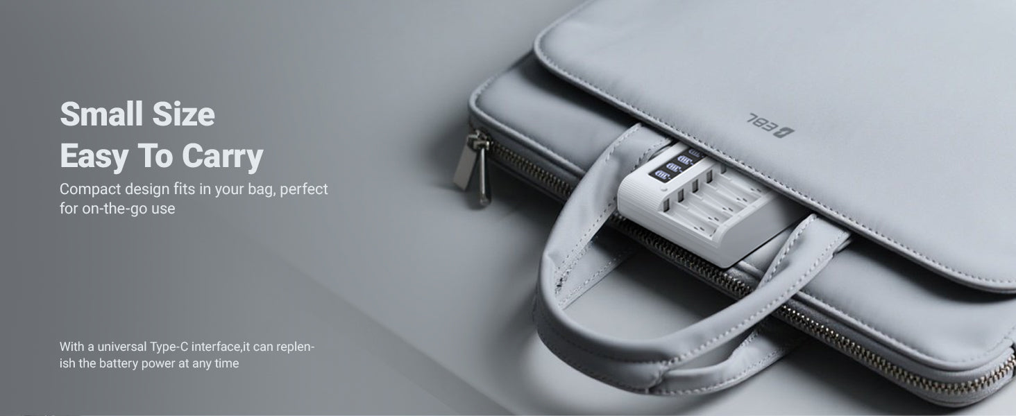 EBL 12-Bay Independent LCD AA AAA Battery Charger