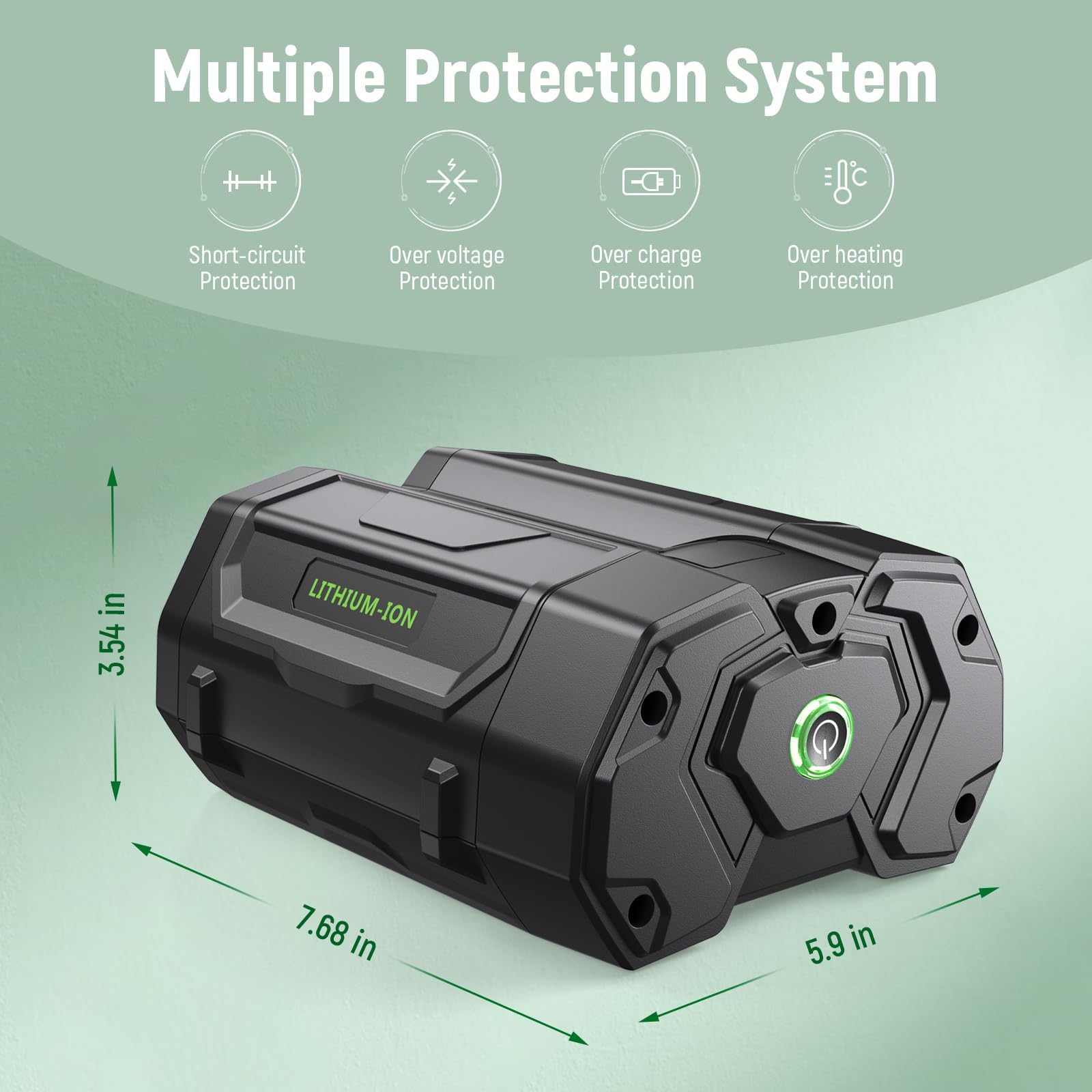 5.5Ah 56V Battery Replacement for EGO Power+ Cordless Tools