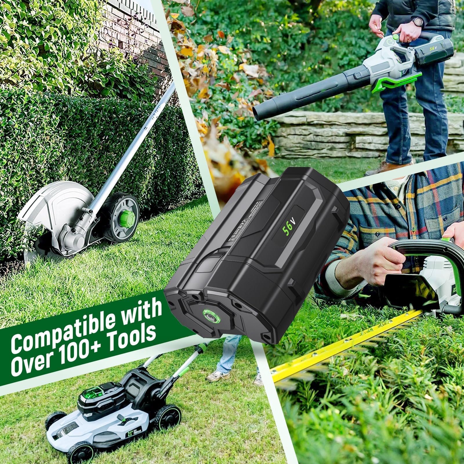 5.5Ah 56V Battery Replacement for EGO Power+ Cordless Tools
