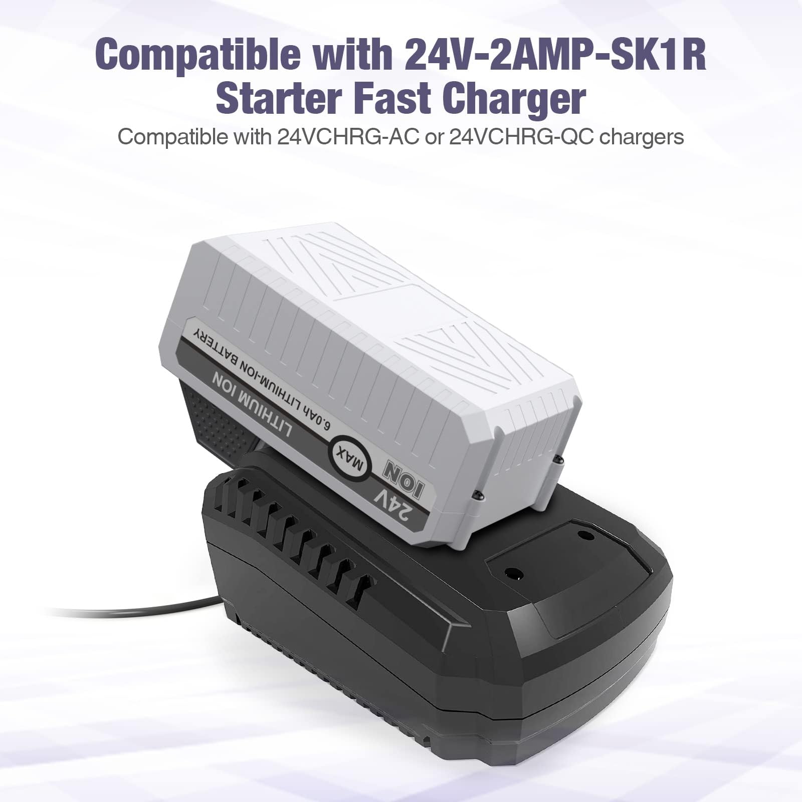 Replacement Lithium-ion Battery for Snow Joe+Sun Joe