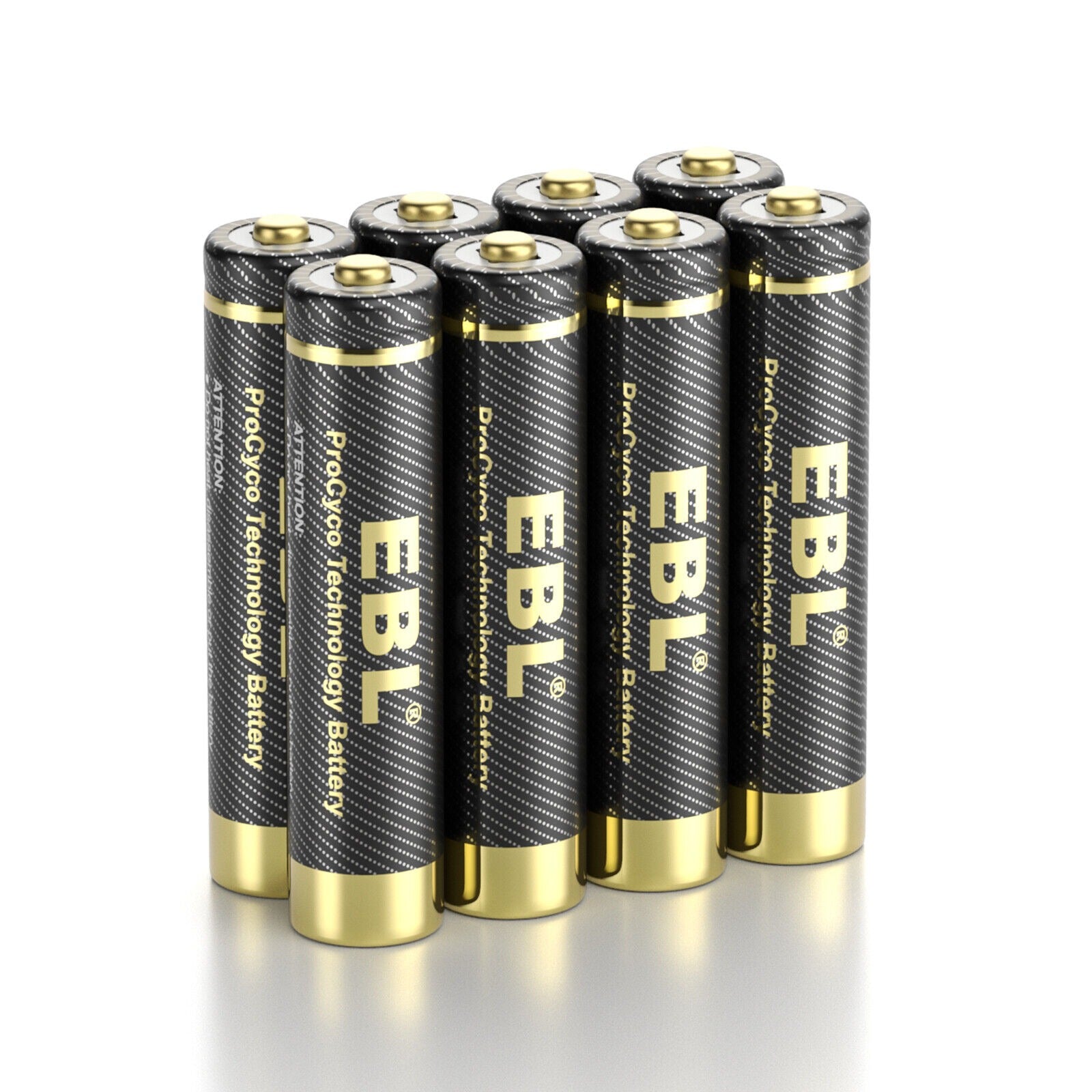 EBL Gold Pro Rechargeable AAA Batteries