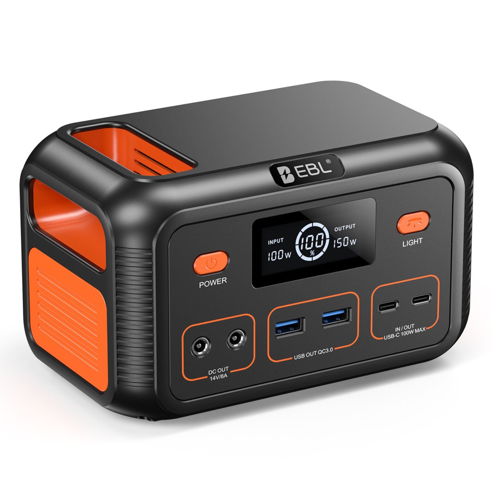 EBL P150 150W Portable Power Station Orange