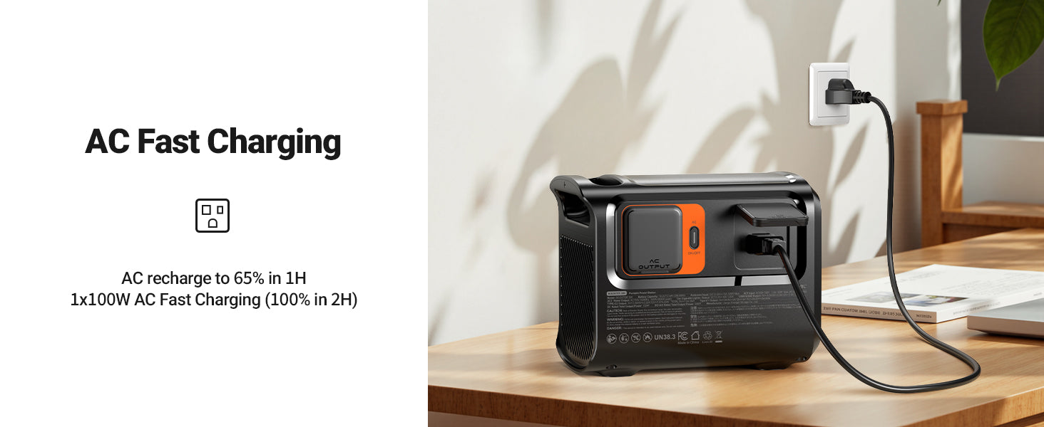 EBL Booster 300W Portable Power Station with 40W Solar Panel