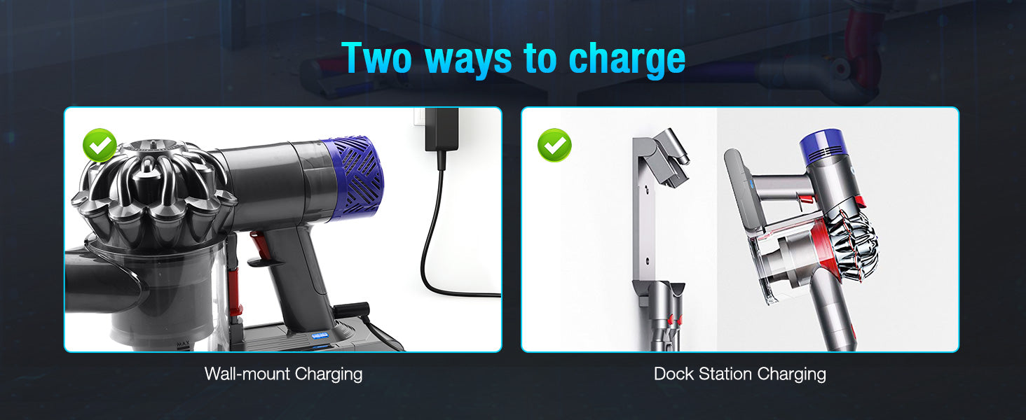 Dyson V8 Replacement Battery 5.0Ah 21.6V with 2 Filters