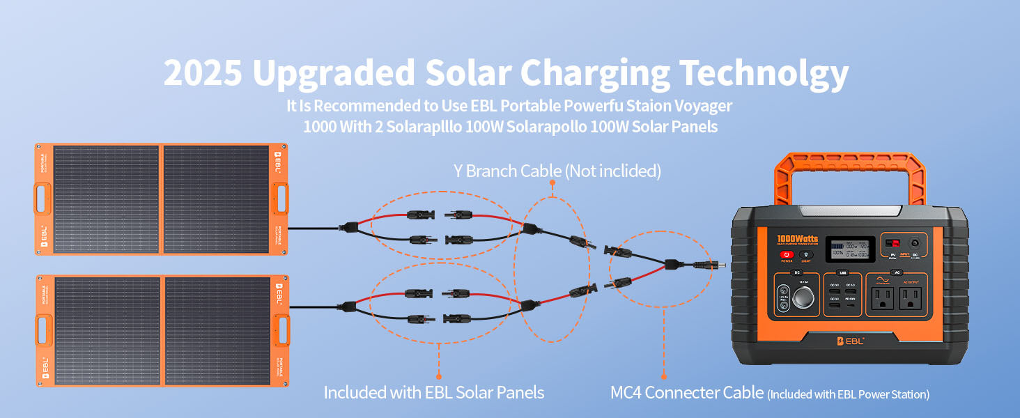 EBL 100W solar panel