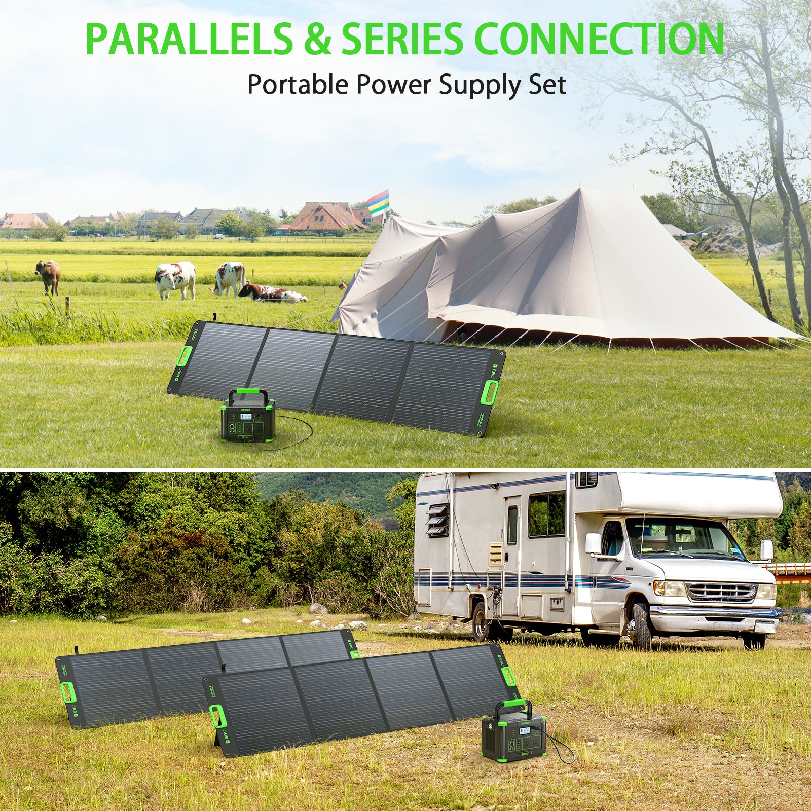 EBL 200W Solar Panel
