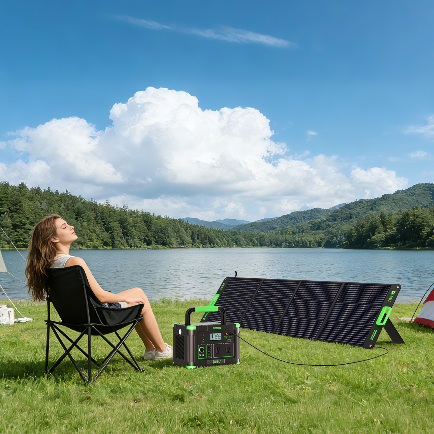 EBL 200W Portable Solar Panel