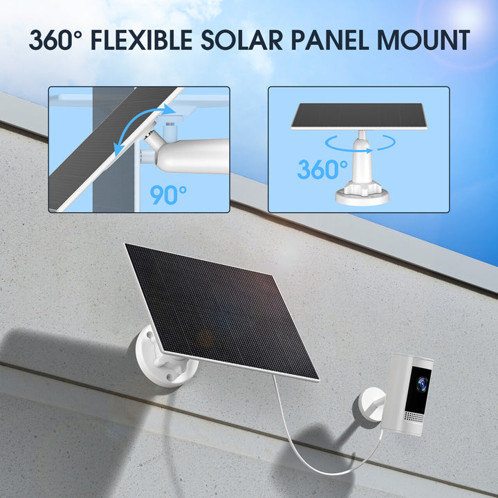 EBL Solar Panel Compatible 2nd & 3rd Gen Upgraded