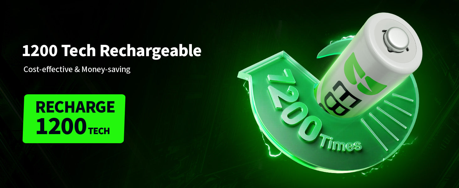 EBL AA Rechargeable Batteries Ni-MH 1.2V 2500mAh