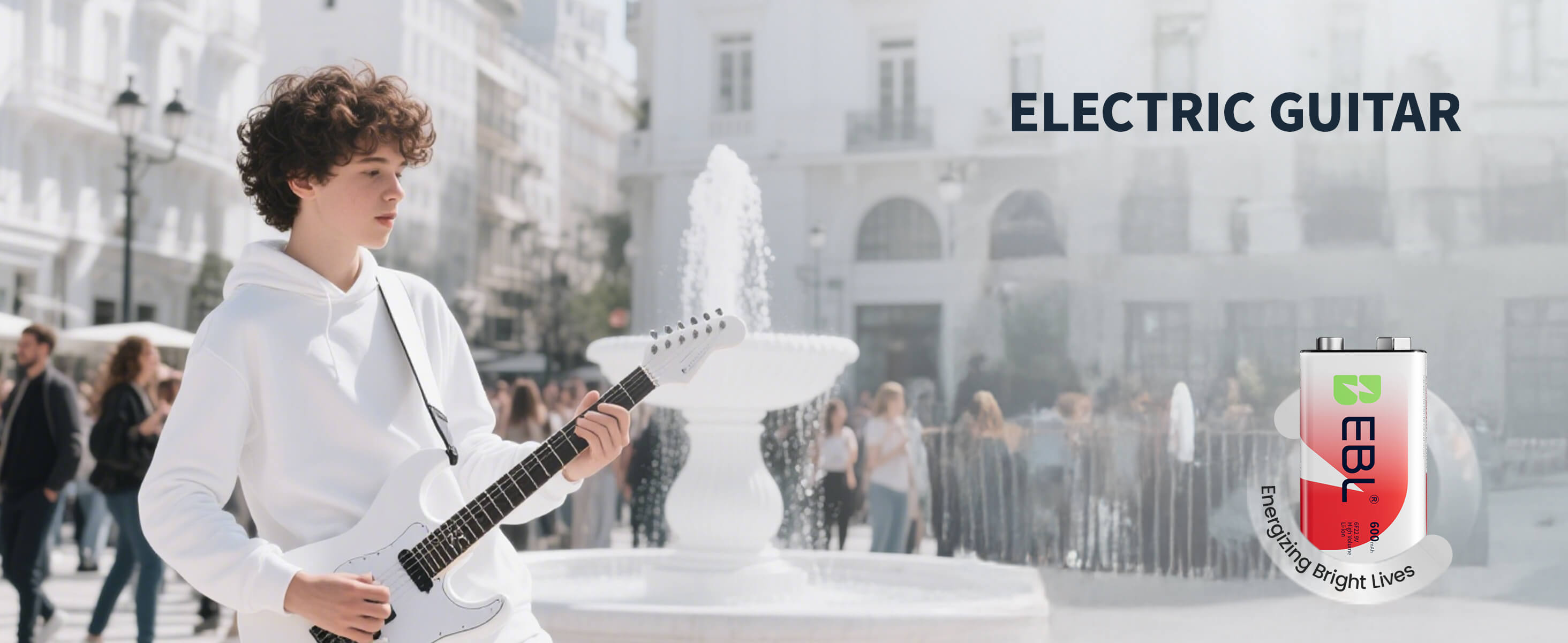 EBL 9V Li-ion Rechargeable Batteries with 6F22 9V Battery Charger