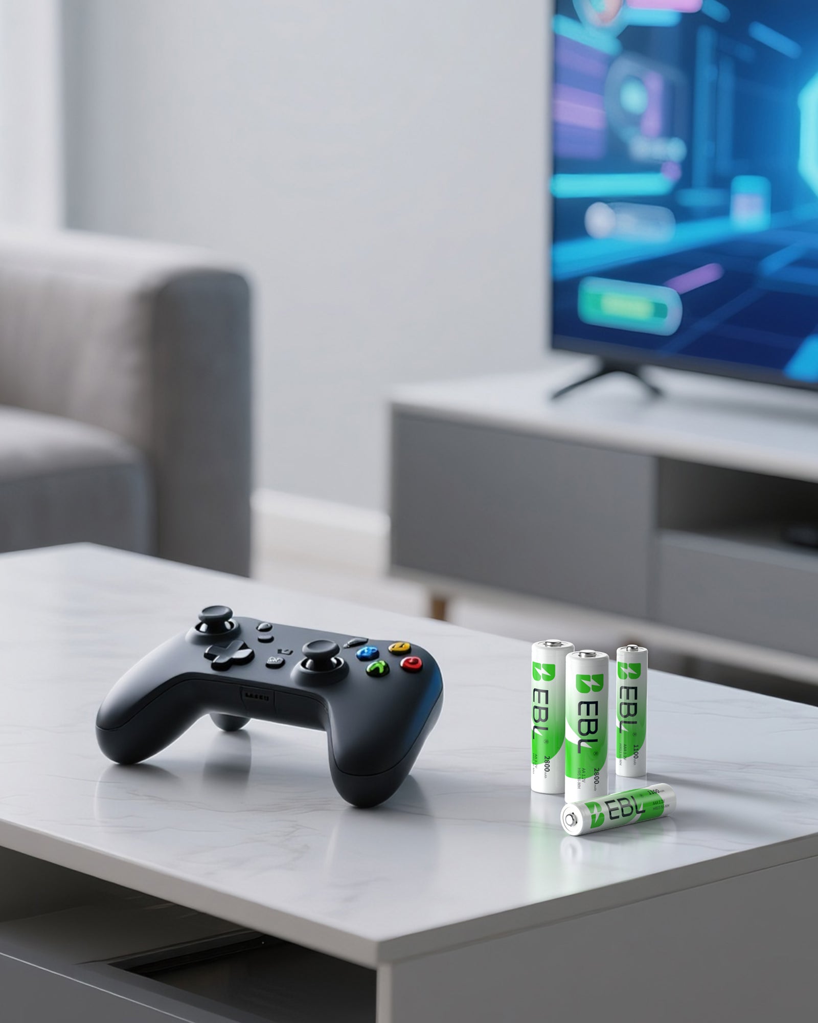 EBL AA AAA Batteries with Upgraded 808 Individual Charger