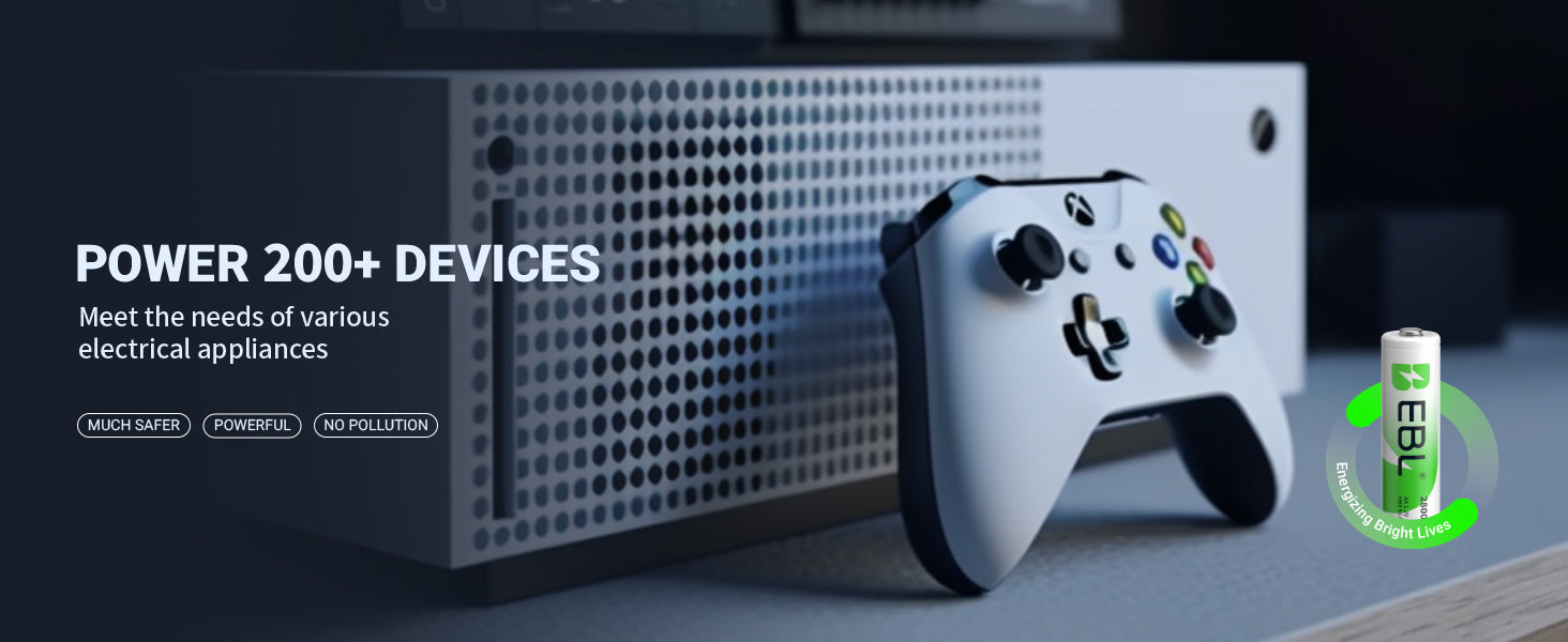 EBL AA Ni-MH Rechargeable Batteries 2800mAh