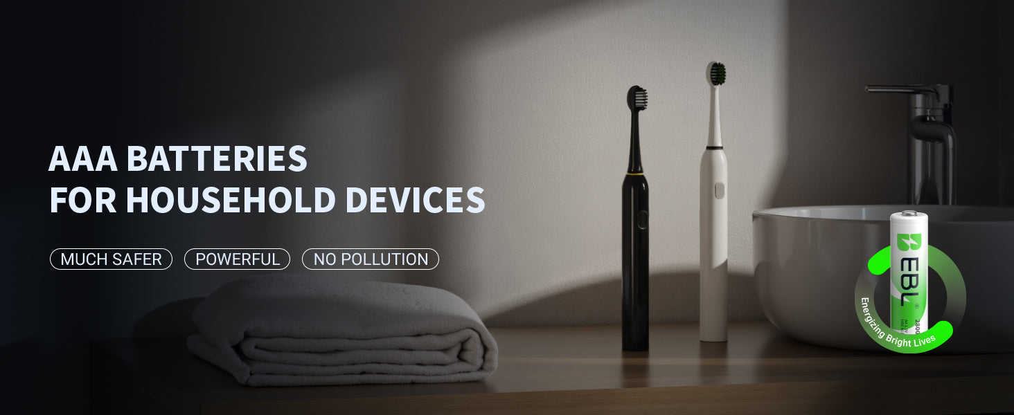 EBL AAA Ni-MH Rechargeable Batteries 1.2V 800mAh