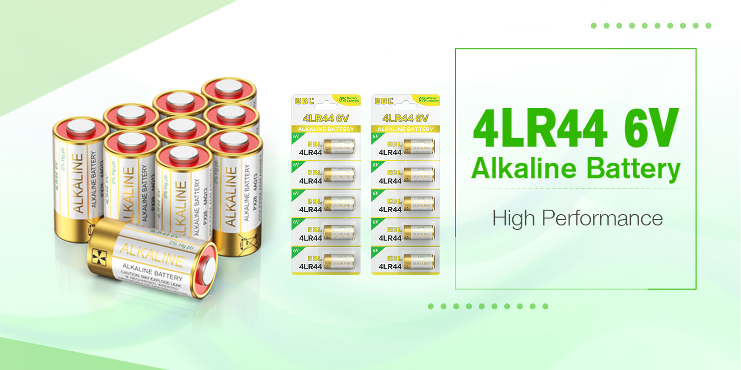EBL 6 Volt Battery 4LR44 Dog Collar Batteries
