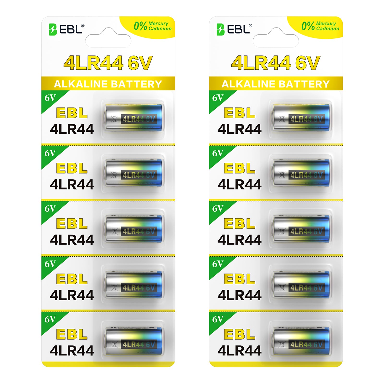 EBL 4LR44 6V Alkaline Batteries for Dog Collars