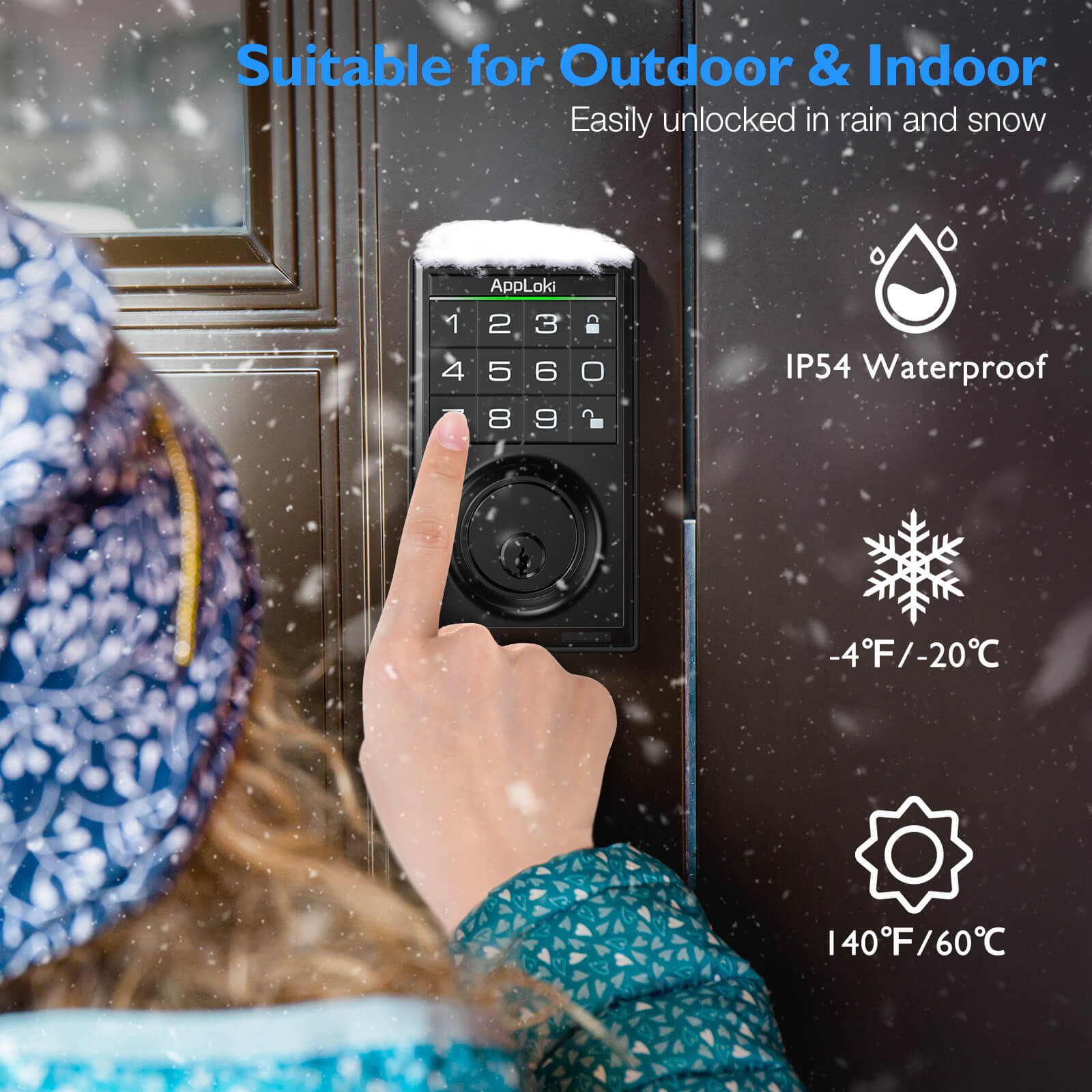💥Clearance Sale & Free Delivery! 🚚 Aibocn Keyless Door Lock