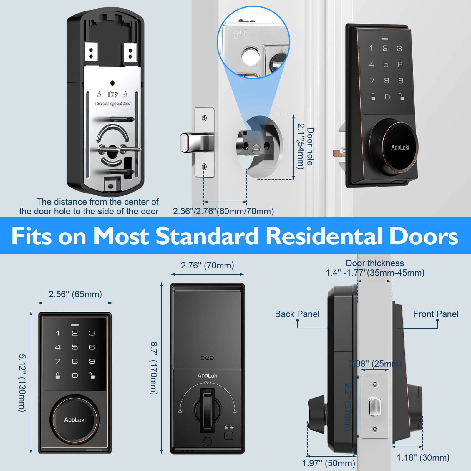 💥Clearance Sale & Free Delivery! 🚚 Aibocn Keyless Door Lock