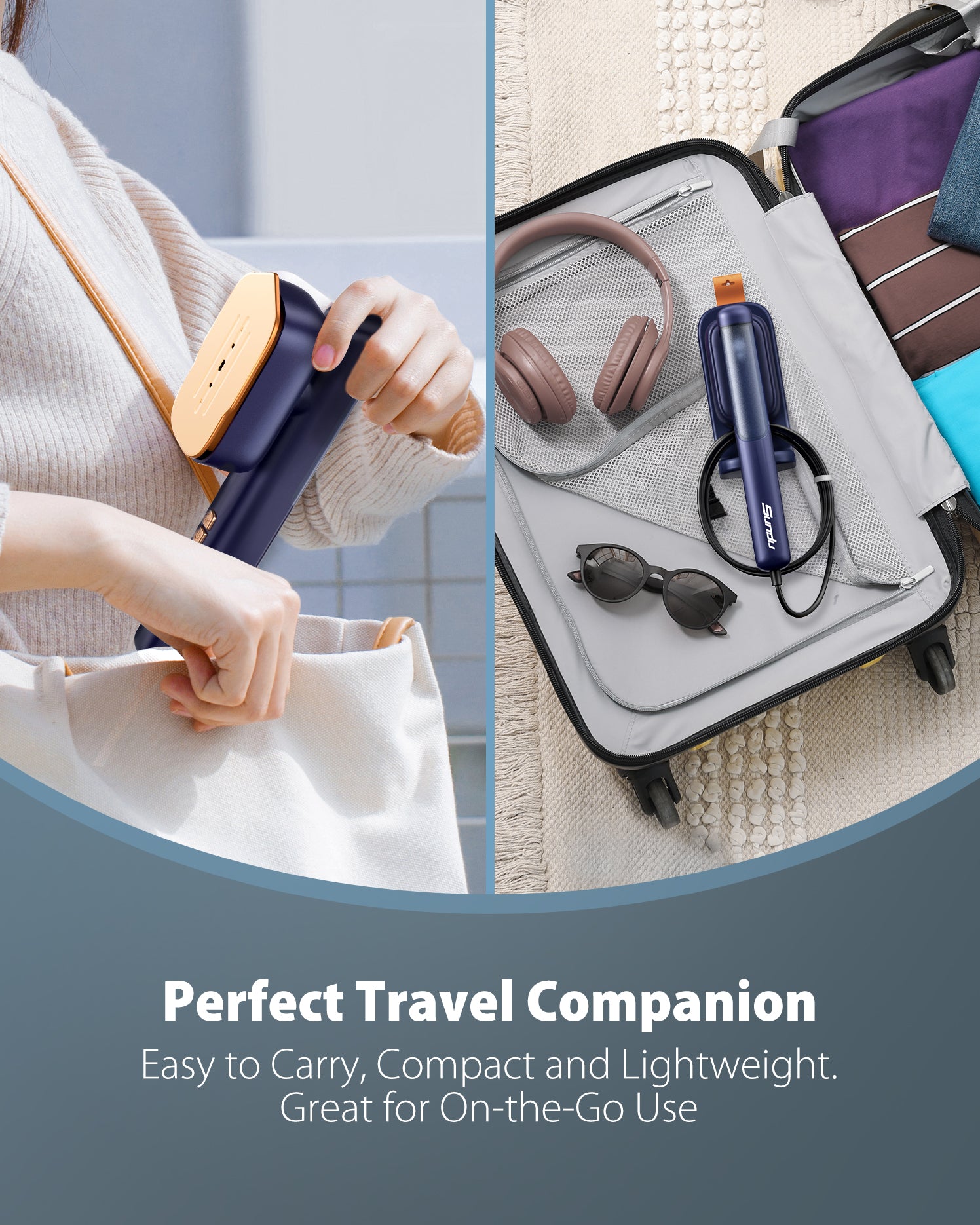 Sundu Handheld Travel Steamer Iron 2 In 1