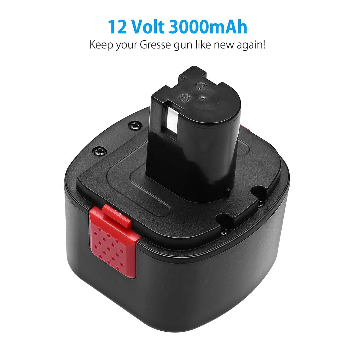 2Pack 12V Replacement Battery for Lincoln Grease Guns 12V