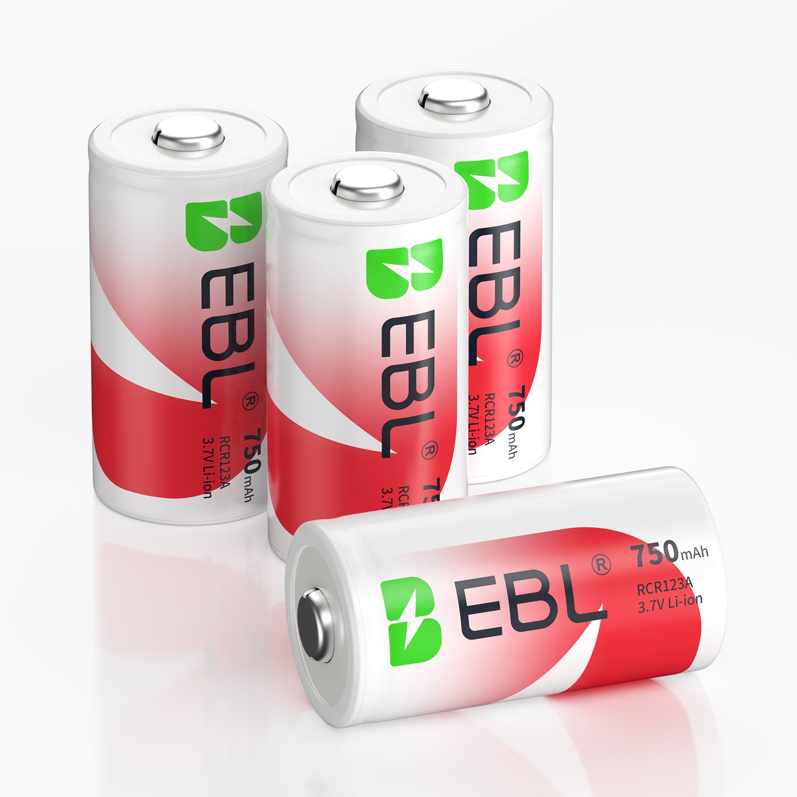 EBL 16340 RCR123A Li-ion Rechargeable Battery 750mAh