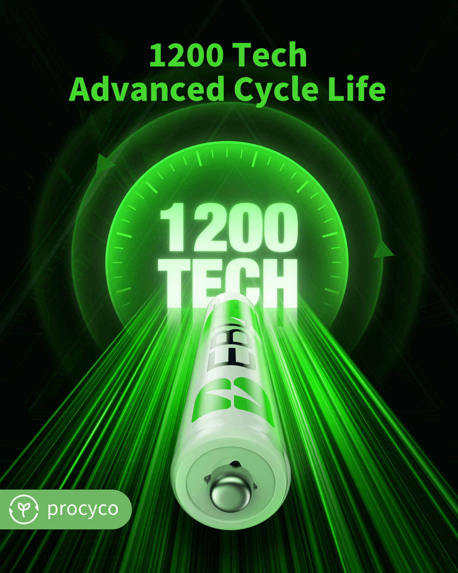 EBL AAA Rechargeable Ni-MH Batteries 1100mAh