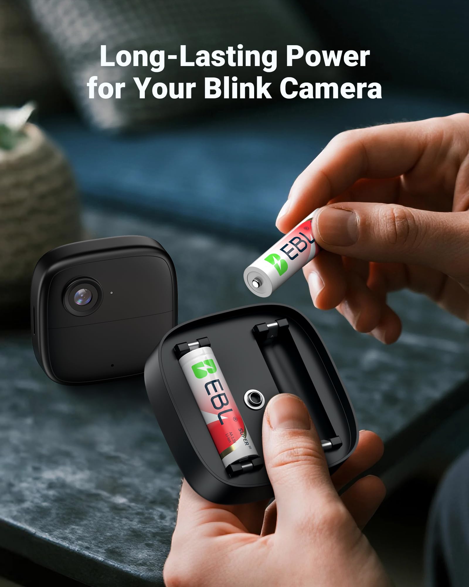 EBL Rechargeable AA Lithium Batteries Ⅲ 3600mWh with Charger