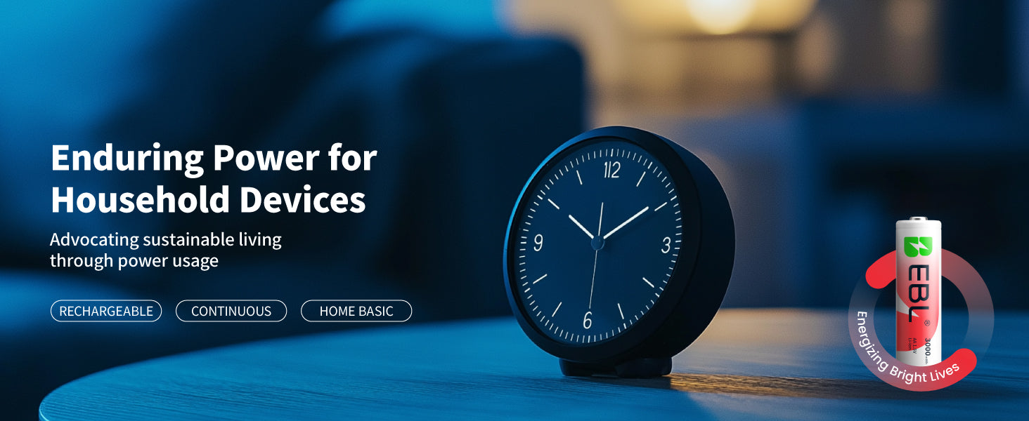 EBL 1.5V Lithium AA Rechargeable Batteries