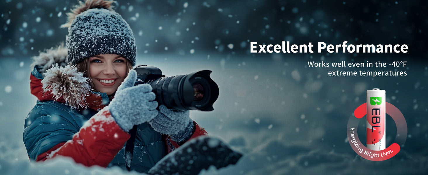 EBL 1.5V Lithium AA Rechargeable Batteries