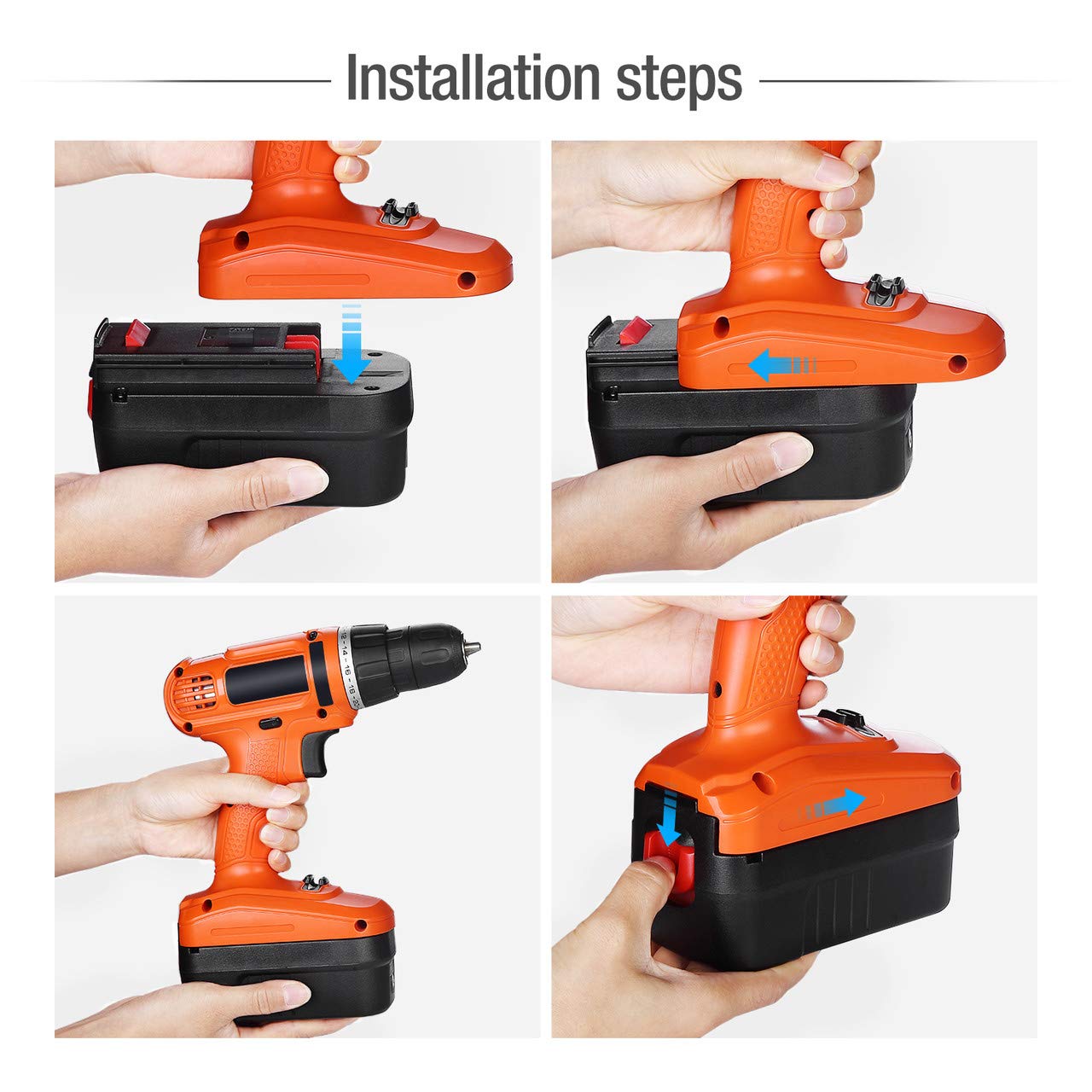 Replacement Battery for Black & Decker HPB18 A1718