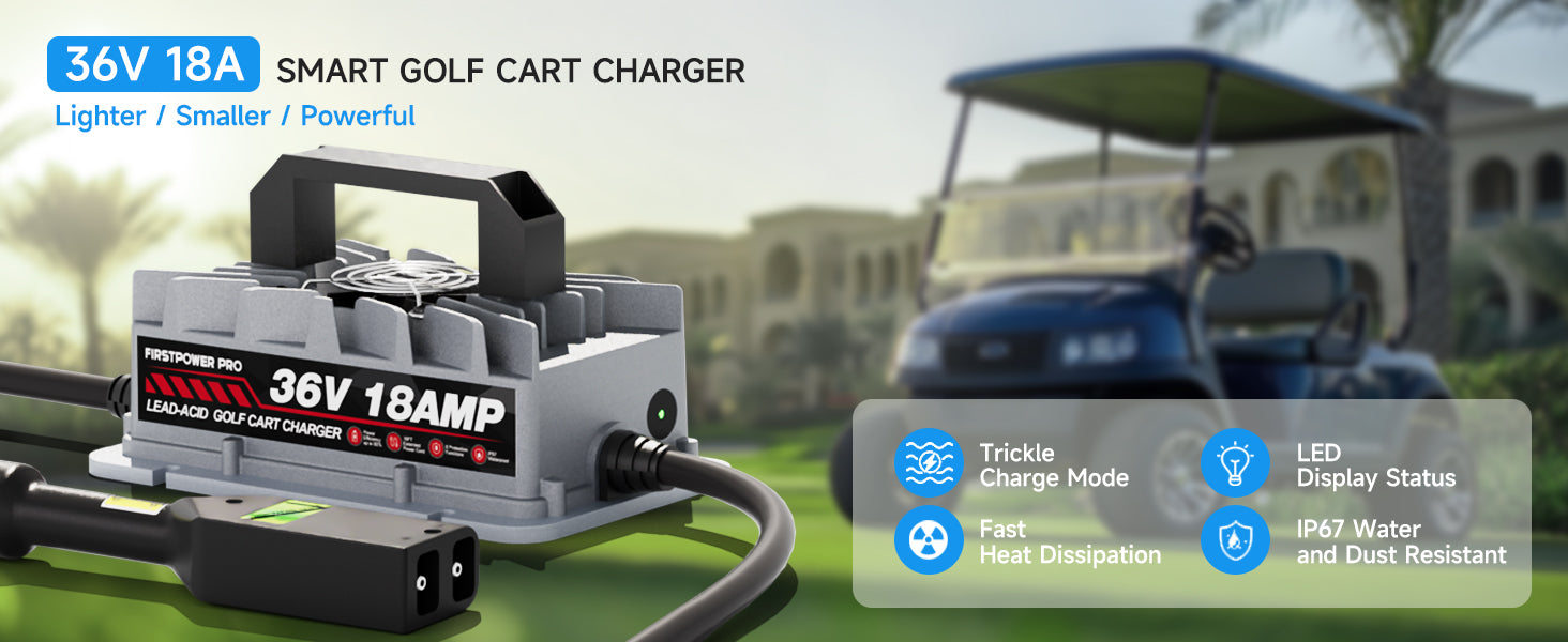36 Volt Golf Cart Battery Charger for EZGO TXT Golf Carts