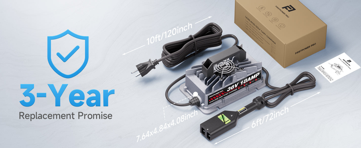 36 Volt Golf Cart Battery Charger for EZGO TXT Golf Carts