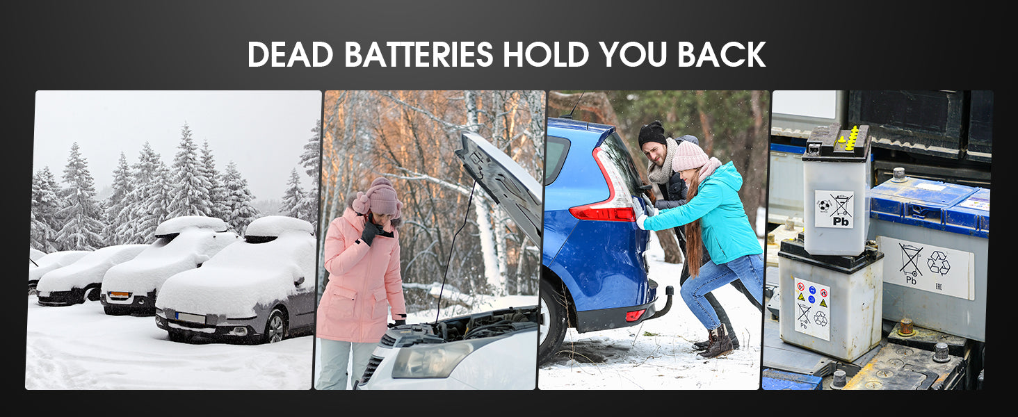 Car Motorcycle Battery Charger 12V 5A with LCD Display