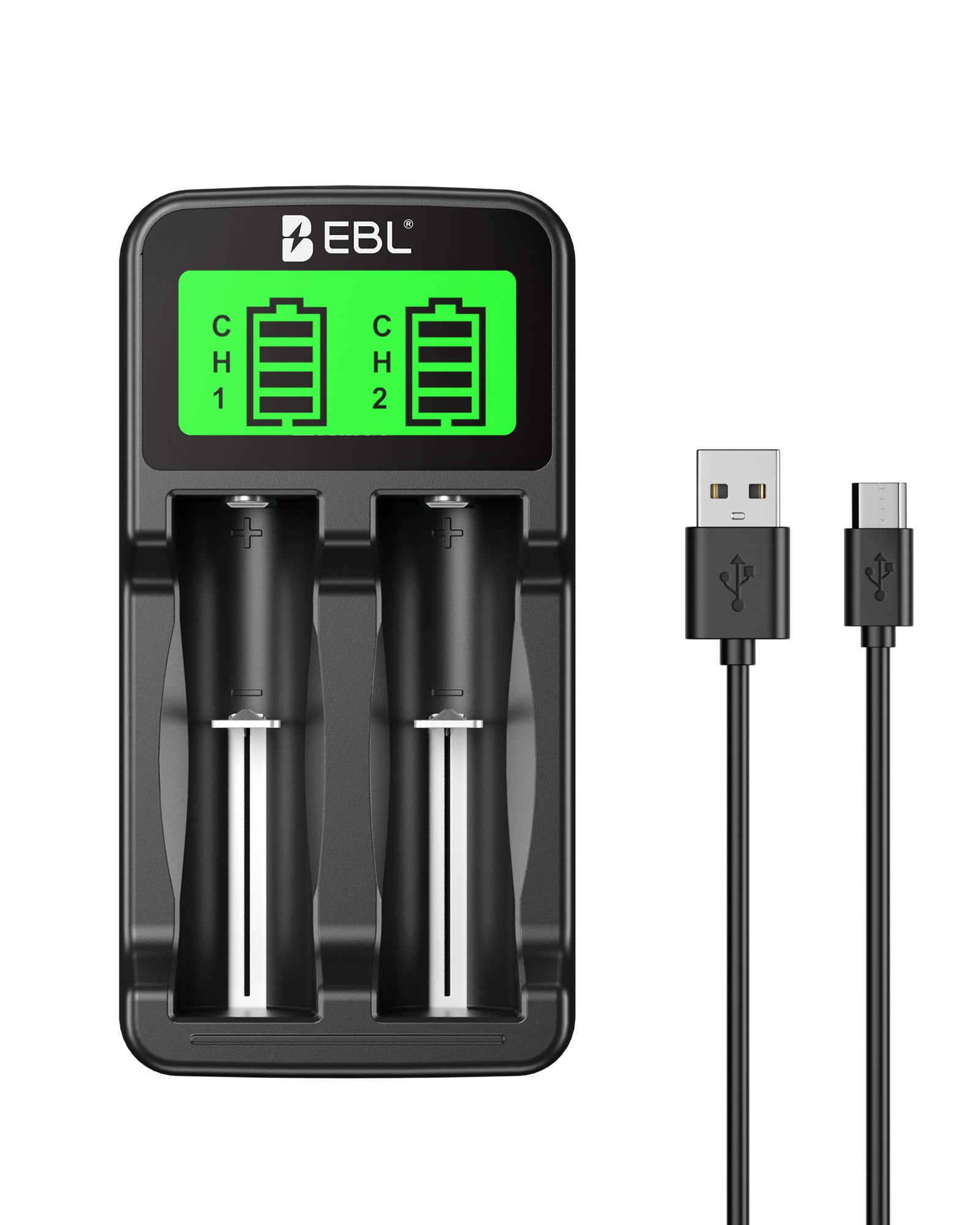 EBL Universal Battery Charger for 18650 16340 14500 Li-ion Batteries EBL Universal Battery Charger for 18650 16340 14500 Li-ion Batteries