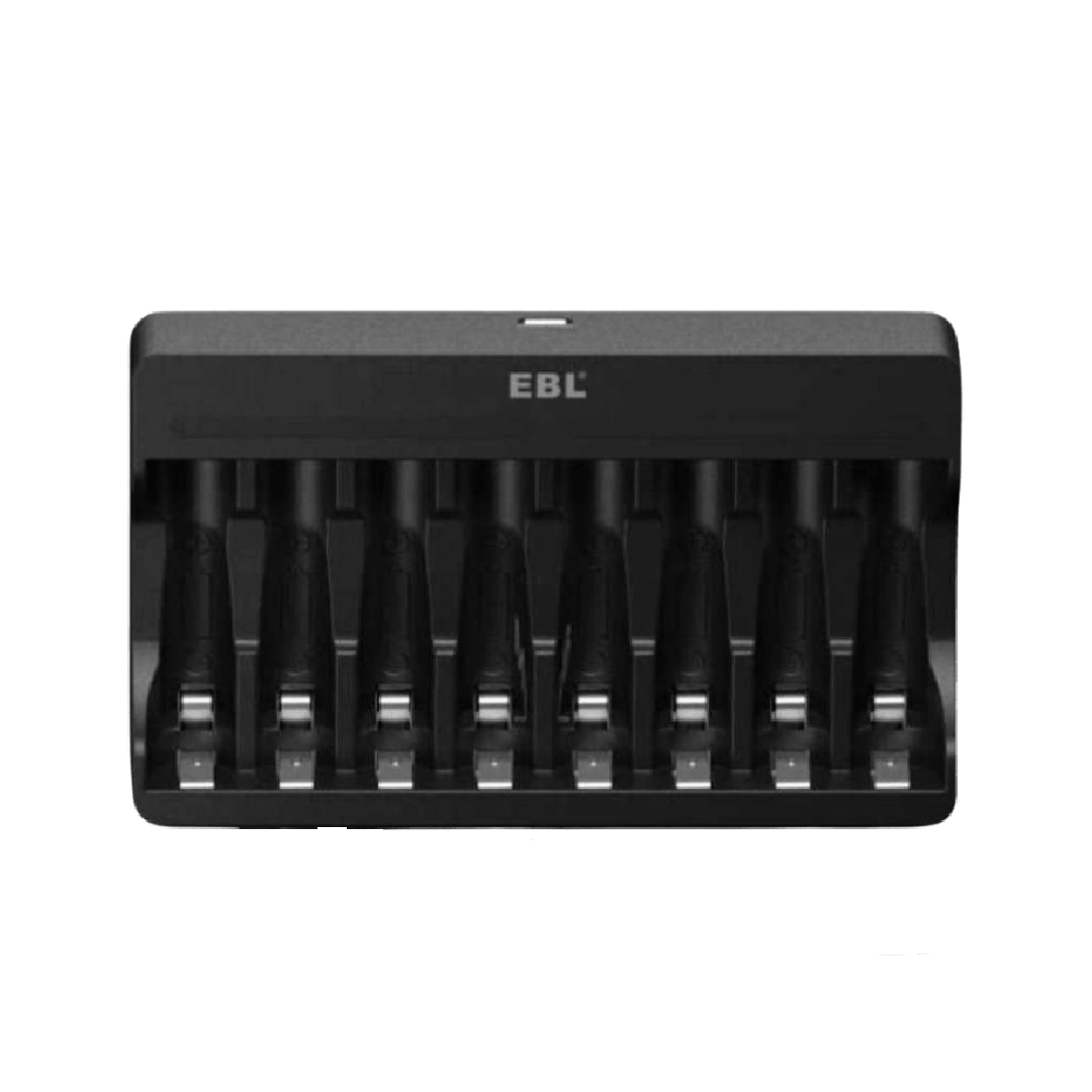 EBL 8 Slots Smart 1.5V AA AAA Lithium Battery Charger