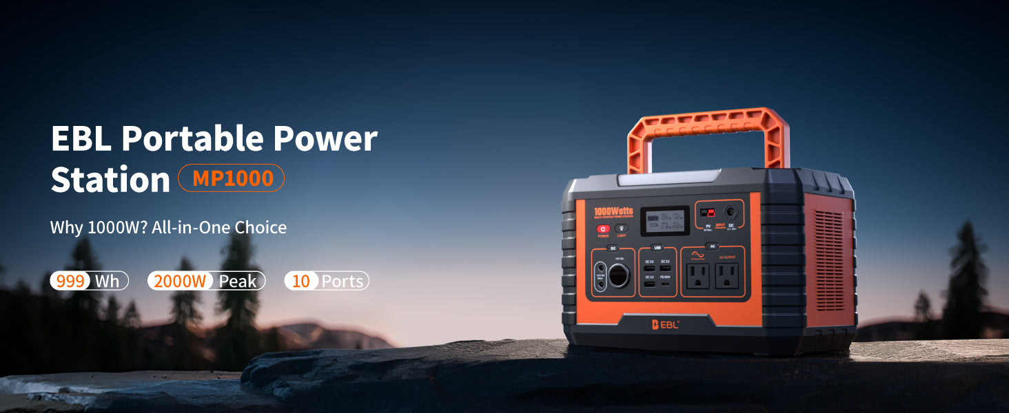 EBL Portable Power Station MP1000