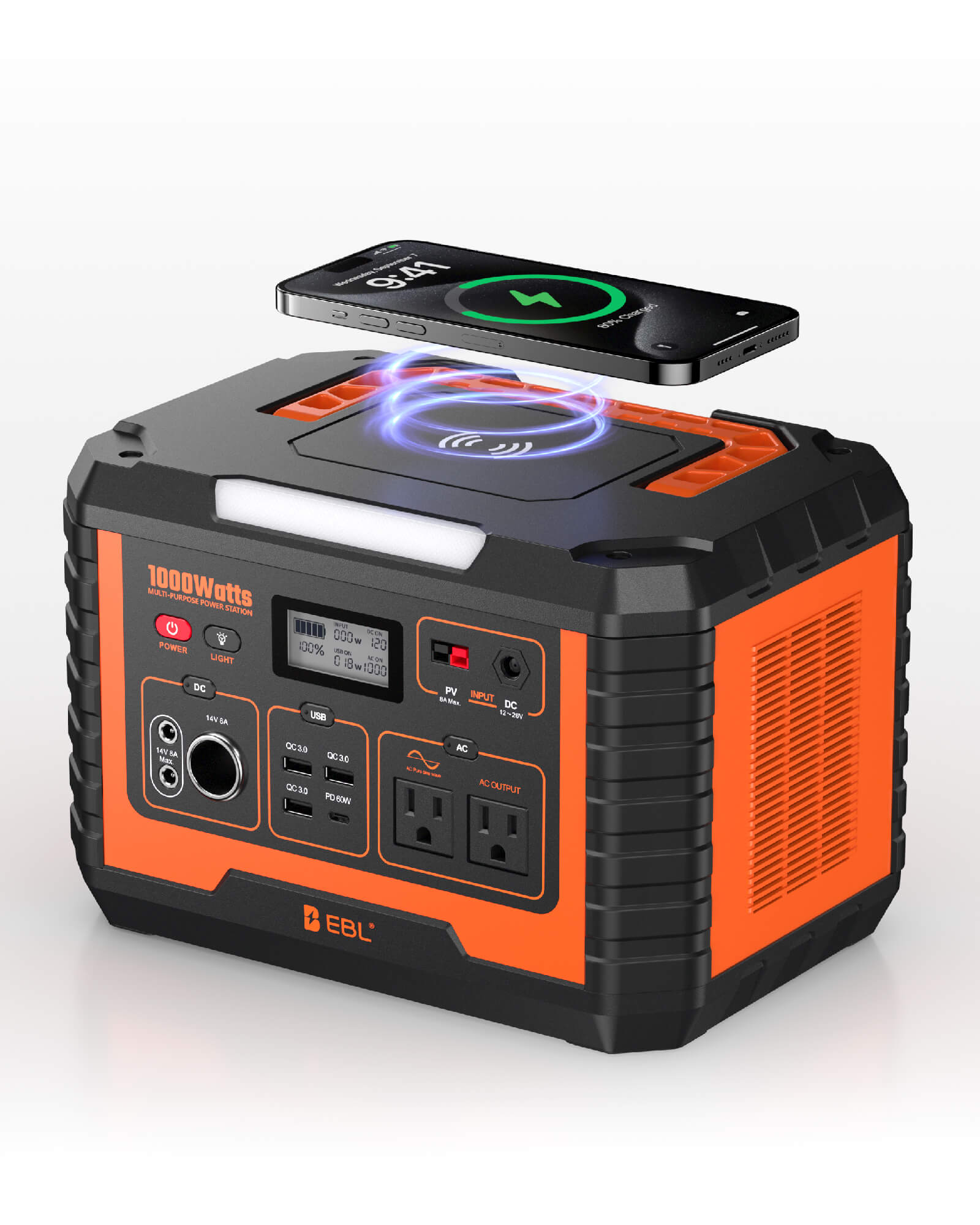 EBL Portable Power Station Voyager 1000