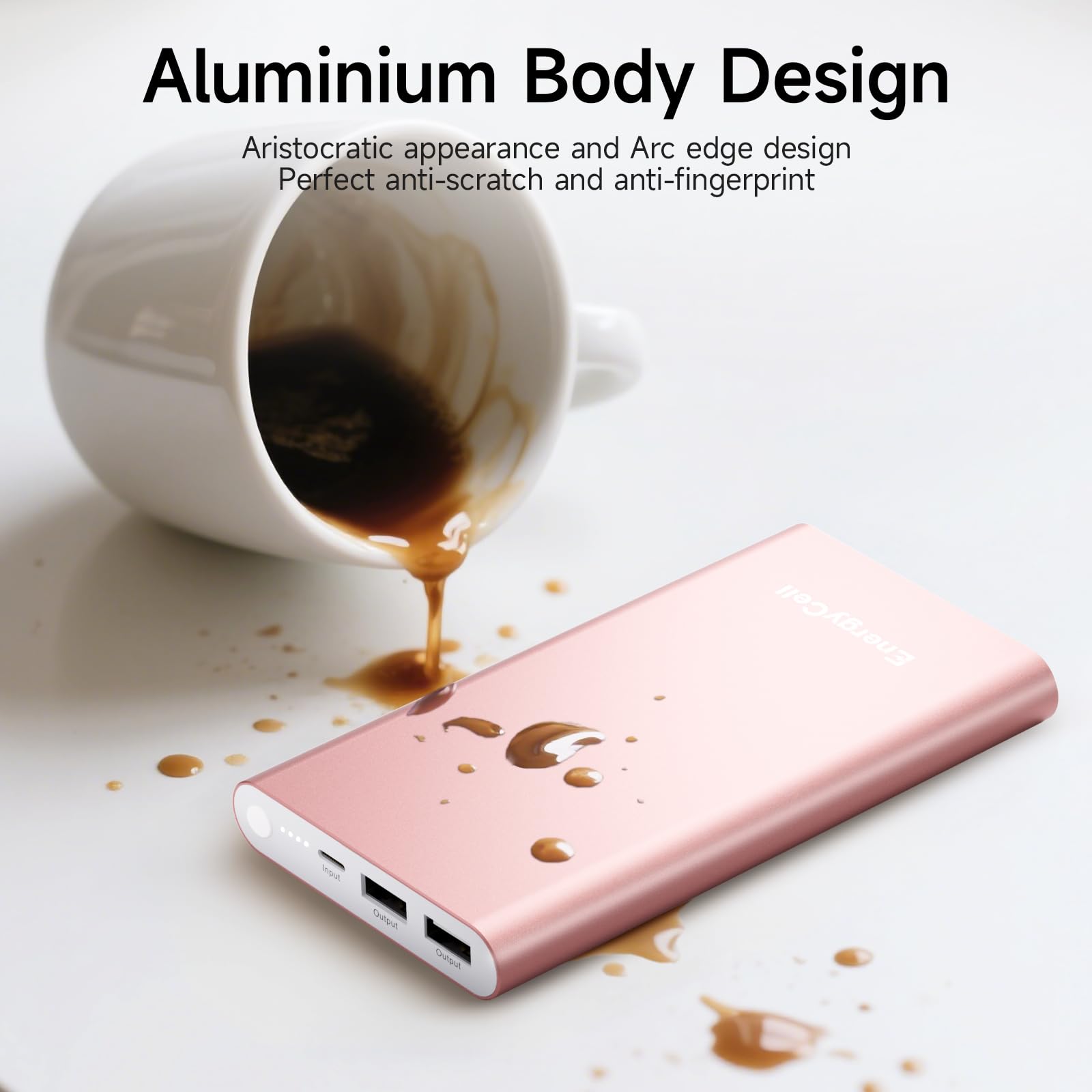 Pilot 4GS Portable Charger 12000mAh Fast Charging Power Bank Dual 3A High-Speed Output Battery Pack Compatible with iPhone 16 15 14 13 12 11 and More