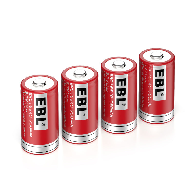 Piles rechargeables : Pile rechargeable USB RCR123A / 16340 High