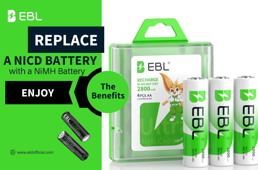 Can I Replace a NiCd Battery with a NiMH Battery?