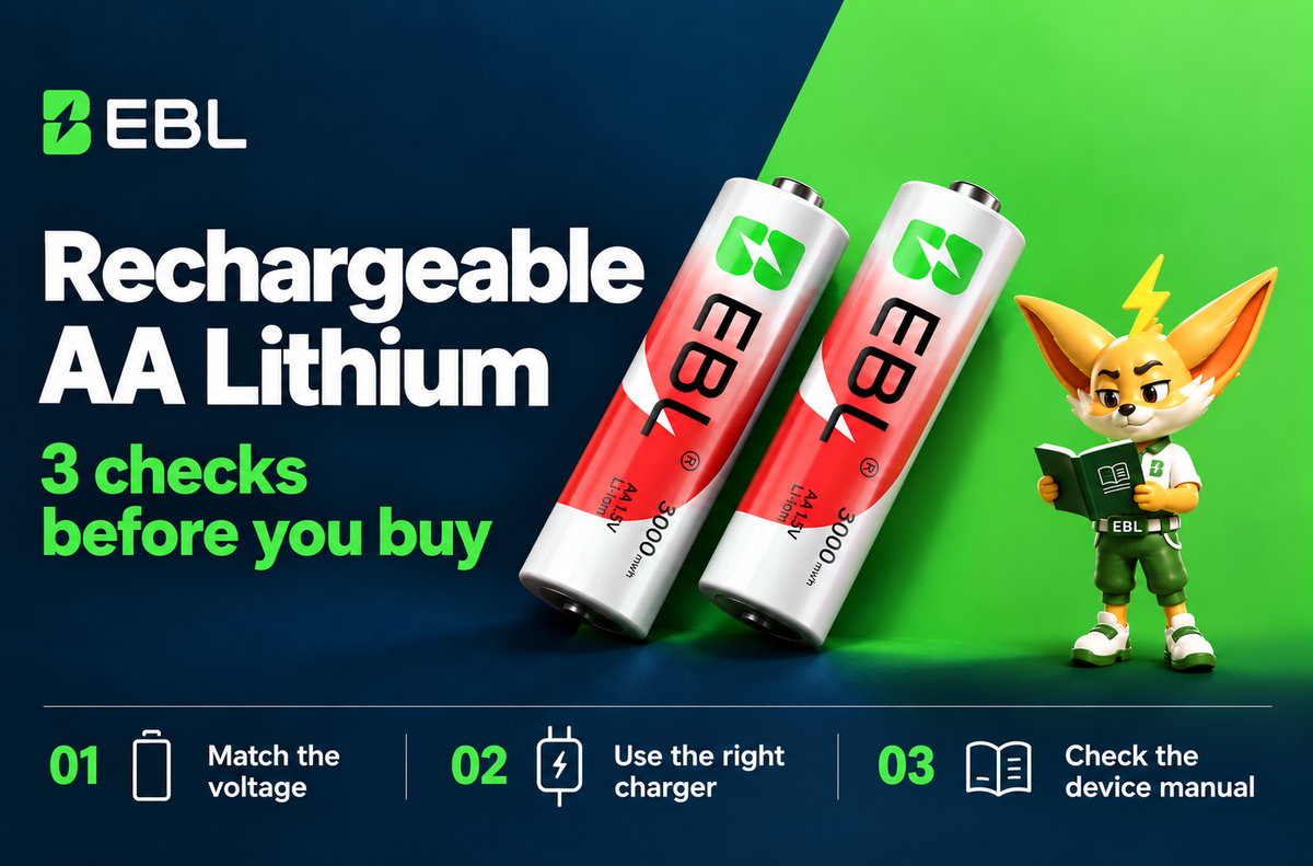 Rechargeable AA Lithium Batteries: Buying Guide