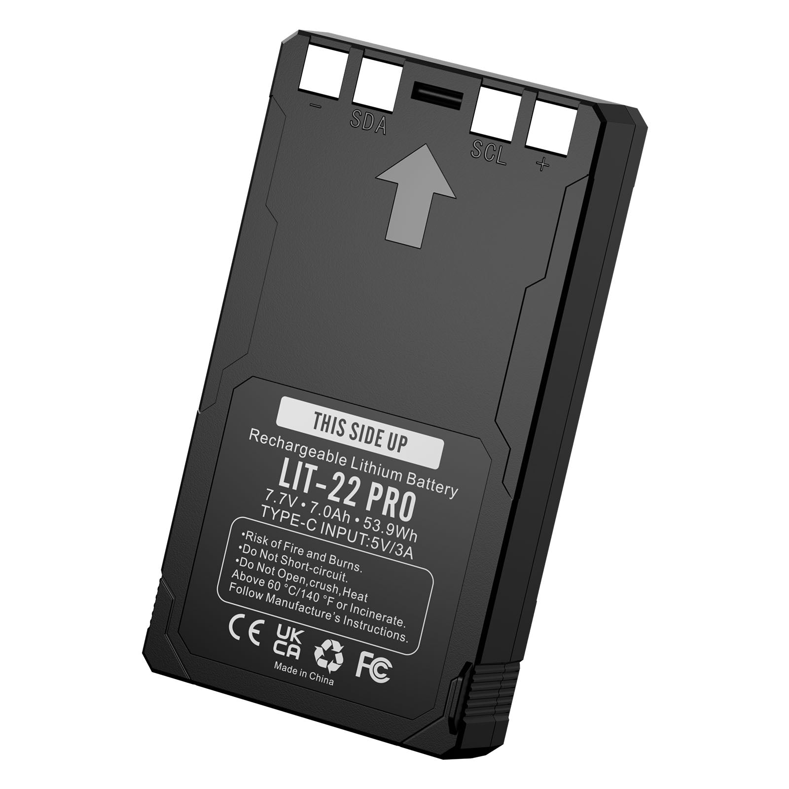 2-Pack 7000mAh Rechargeable Battery Pack for SPYPOINT LIT-22 Trail Cameras, USB-C Charging