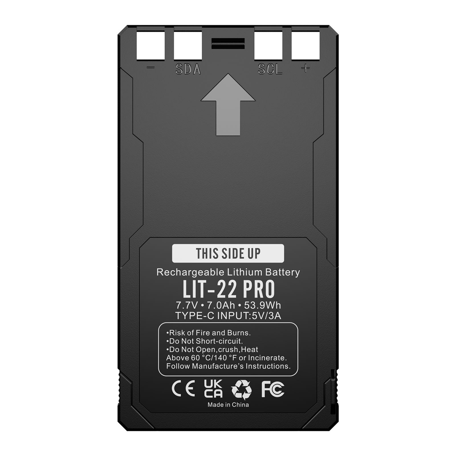 2-Pack 7000mAh Rechargeable Battery Pack for SPYPOINT LIT-22 Trail Cameras, USB-C Charging
