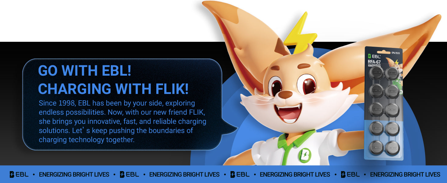 EBL RFA-67 6 Volt Pet Collar Replacement Batteries