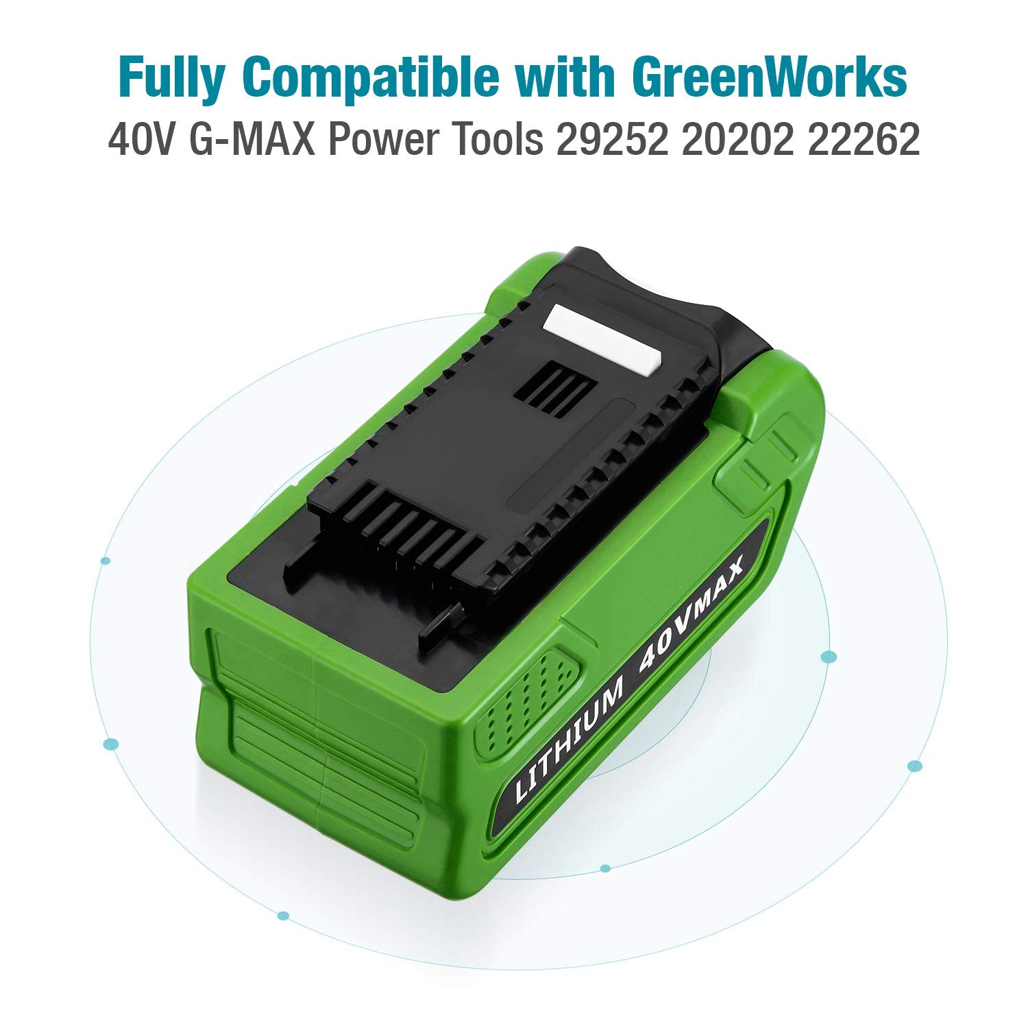 Upgraded 7.0Ah Battery Replacement for Greenworks 40V Tools