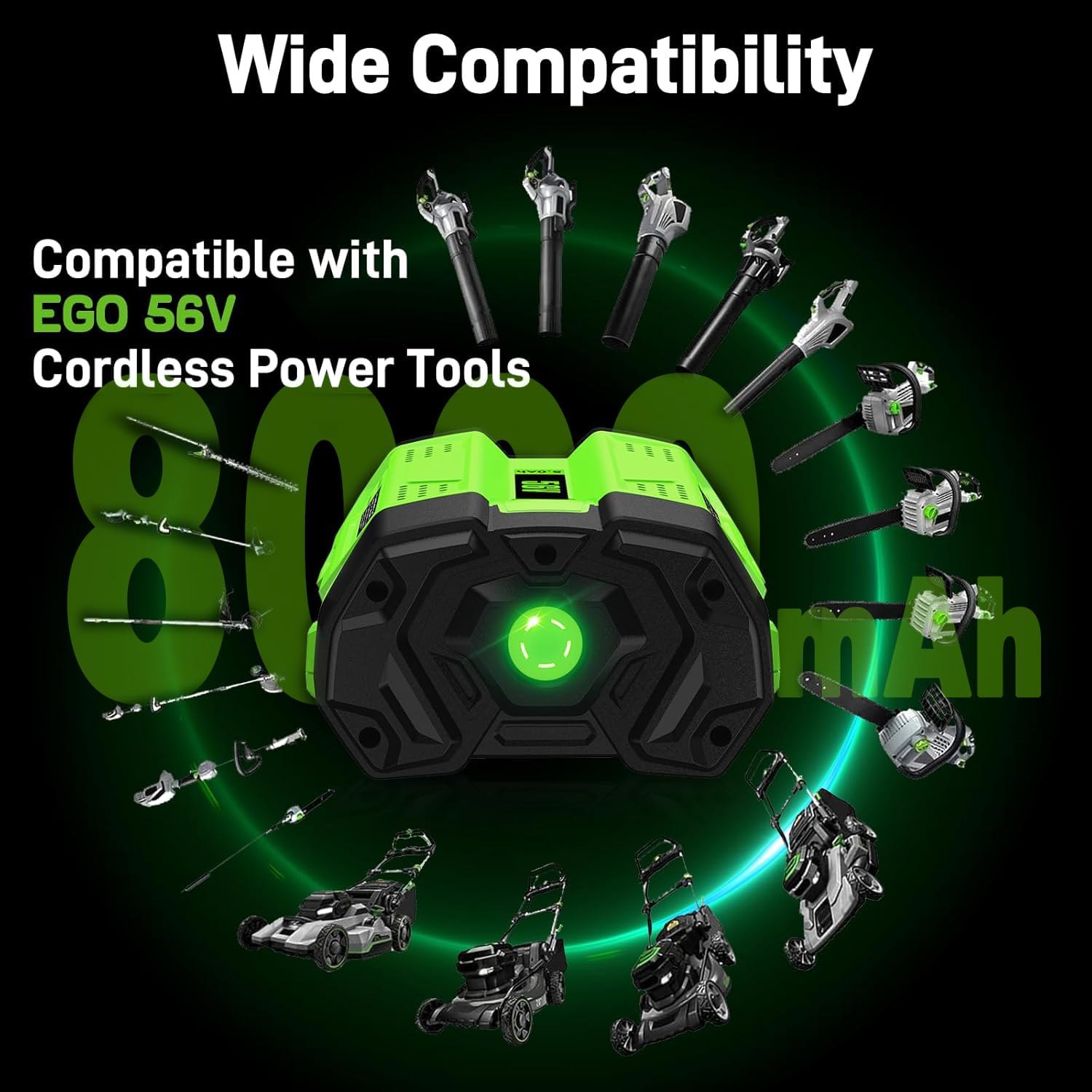 8.0Ah 6V Replacement Battery for EGO
